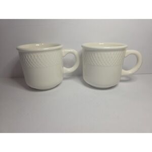 2x Windsor Browne WIB11 (1) 3 1/8" Coffee Mug Cups Made In Italy Vintage